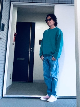 「アイテム（ニット/セーター）」を使った、けいいちさん（メンズ・170cm・50代）の秋コーディネート