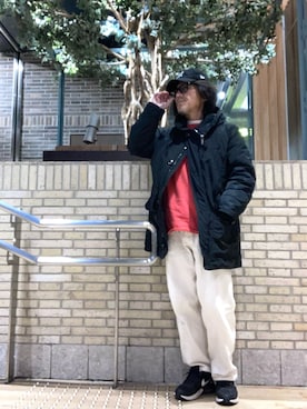 「アイテム（帽子）」を使った、けいいちさん（メンズ・170cm・50代）の冬コーディネート