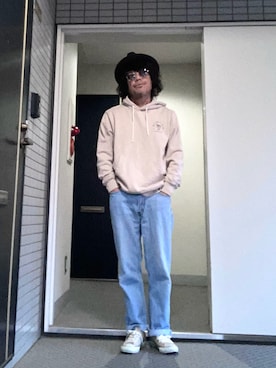 「アイテム（帽子）」を使った、けいいちさん（メンズ・170cm・50代）の秋コーディネート