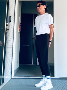 「アイテム（ソックス/靴下）」を使った、けいいちさん（メンズ・170cm・50代）の夏コーディネート
