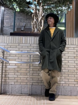 「アイテム（トップス）」を使った、けいいちさん（メンズ・170cm・50代）の冬コーディネート