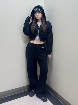 「X-girl（エックスガール）のアイテム」を使った、saeさん（レディース・163cm）の秋コーディネート