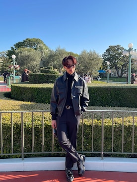 「H&M（エイチ・アンド・エム）のアイテム（トップス）」を使った、misaki1700さん（メンズ・168cm）の冬コーディネート