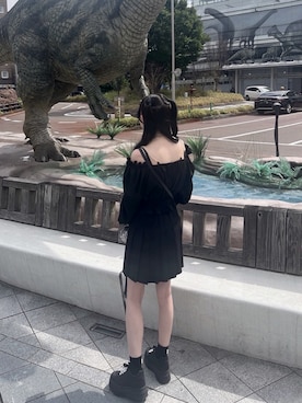 「Honeys（ハニーズ）のアイテム（スカート）」を使った、cherryblossom05さん（レディース・159cm）の春コーディネート
