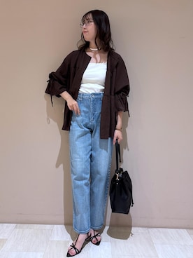 「ROPE' PICNIC（ロペピクニック）のアイテム」を使った、eminaさん（レディース・165cm）の夏コーディネート