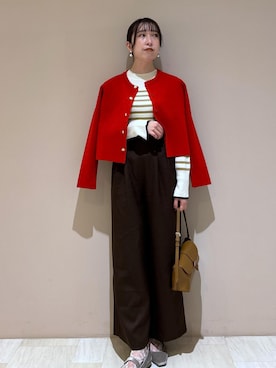 「旅行コーデ」｜eminaさん（レディース・165cm）の秋コーディネート