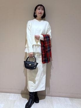 eminaさん（レディース・165cm）の冬コーディネート