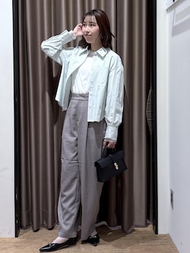 「VIS（ビス）のアイテム」を使った、eminaさん（レディース・165cm）の春コーディネート