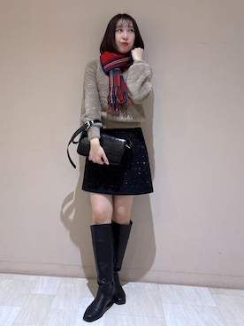 eminaさん（レディース・165cm）の冬コーディネート