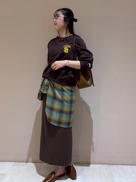 「ROPE' PICNIC（ロペピクニック）のアイテム」を使った、eminaさん（レディース・165cm）の夏コーディネート