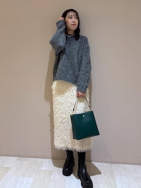 eminaさん（レディース・165cm）の冬コーディネート