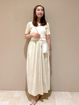 「チェーンバッグ」｜eminaさん（レディース・165cm・20代）の夏コーディネート