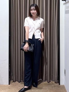 「POLO BCS（ポロ ビーシーエス）のアイテム」を使った、eminaさん（レディース・165cm）の夏コーディネート