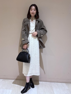 「アイテム（その他アウター）」を使った、eminaさん（レディース・165cm・20代）の秋コーディネート