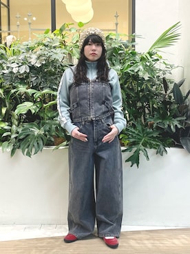 「アイテム（その他トップス）」を使った、gyozaさん（レディース・153cm）の春コーディネート