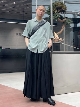 「HARE」｜はのやんさん（メンズ・182cm）の春コーディネート