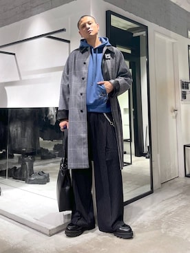 「アイテム（財布/小物）」を使った、はのやんさん（メンズ・182cm）の秋コーディネート