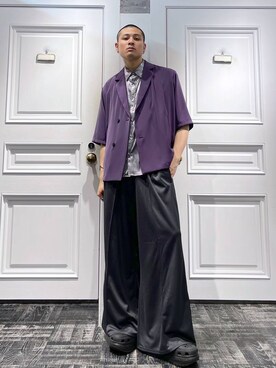 はのやんさん（メンズ・182cm）の春コーディネート