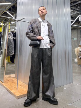 はのやんさん（メンズ・182cm）の冬コーディネート