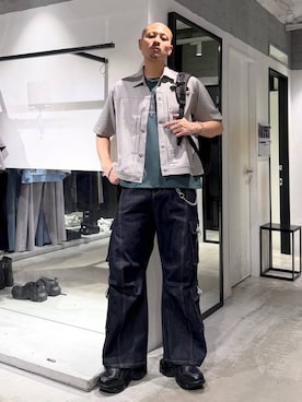 「HARE（ハレ）のアイテム（財布/小物）」を使った、はのやんさん（メンズ・182cm）の夏コーディネート