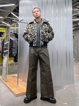 はのやんさん（メンズ・182cm）の冬コーディネート