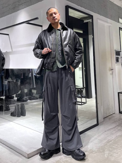 セール】エアサーマルエリファーレザーブルゾン(HARE)（ブルゾン