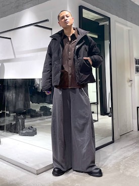 「HARE」｜はのやんさん（メンズ・182cm）の冬コーディネート