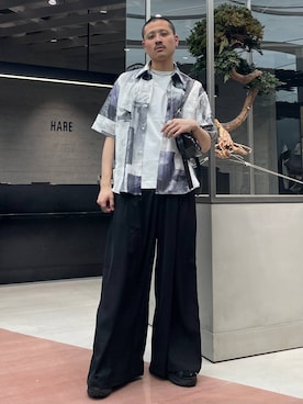 「HARE」｜はのやんさん（メンズ・182cm）の春コーディネート