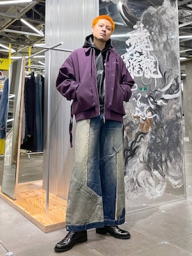 はのやんさん（メンズ・182cm）の秋コーディネート