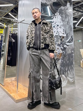 はのやんさん（メンズ・182cm）の冬コーディネート