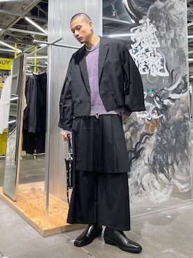 はのやんさん（メンズ・182cm）の秋コーディネート