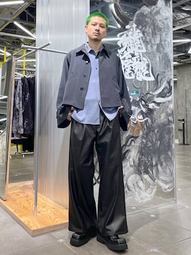 はのやんさん（メンズ・182cm）の秋コーディネート