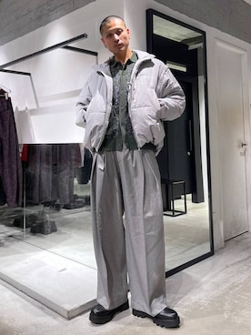 はのやんさん（メンズ・182cm）の冬コーディネート