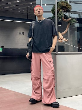 「アイテム（ドレスシューズ）」を使った、はのやんさん（メンズ・182cm）の夏コーディネート