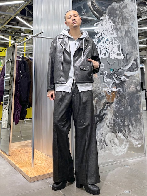 HARE 東急プラザ原宿はのやんさんのライダースジャケットを使った