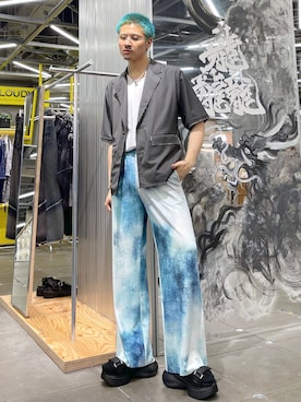 はのやんさん(メンズ・182cm)の夏コーディネート