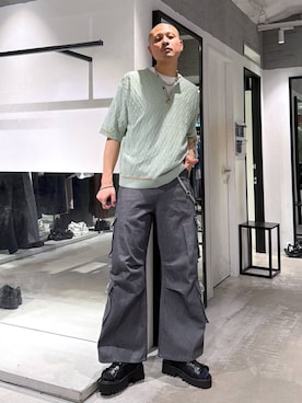 「HARE（ハレ）のアイテム（財布/小物）」を使った、はのやんさん（メンズ・182cm）の夏コーディネート