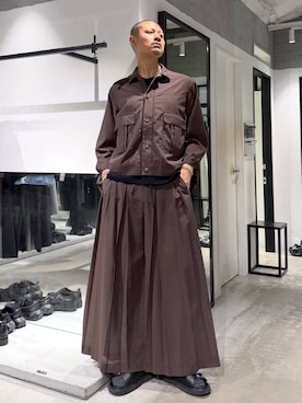 「HARE（ハレ）のダブルバックルサンダル(HARE)（サンダル、ブラック系）」を使った、はのやんさん（メンズ・182cm）の夏コーディネート