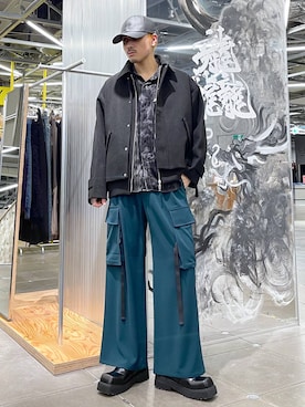 はのやんさん（メンズ・182cm）の冬コーディネート