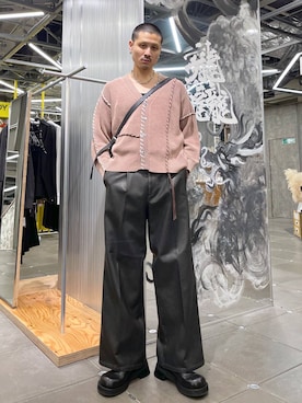 はのやんさん（メンズ・182cm）の冬コーディネート