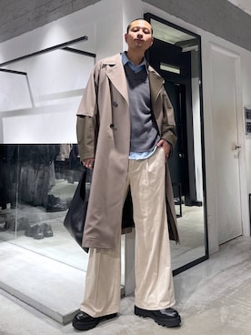 はのやんさん（メンズ・182cm）の冬コーディネート