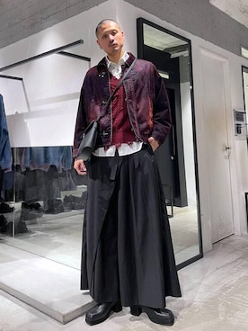 はのやんさん（メンズ・182cm）の冬コーディネート