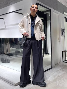 はのやんさん（メンズ・182cm）の冬コーディネート