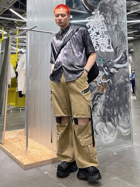 はのやんさん（メンズ・182cm）の春コーディネート