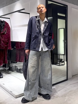 はのやんさん（メンズ・182cm）の秋コーディネート