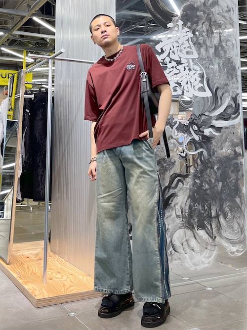 ZIPレイヤードデニムパンツ HARE （HARE南堀江ayukifukuさんの