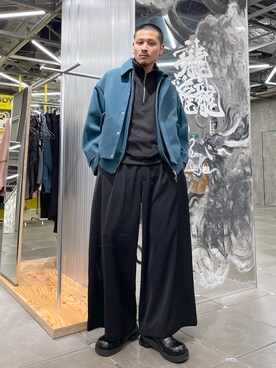 はのやんさん（メンズ・182cm）の冬コーディネート