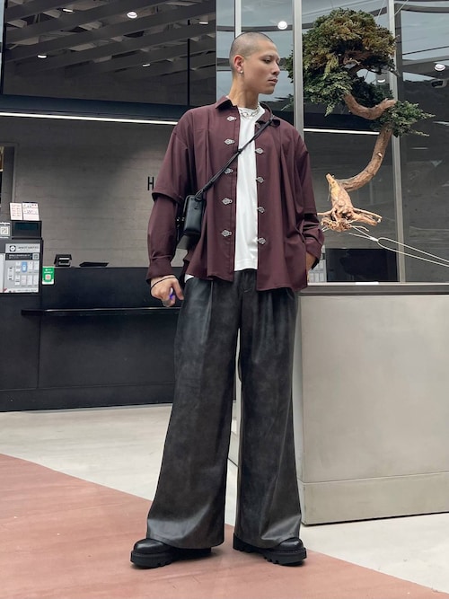 HARE ハレ　本革シューズ プレ－ントゥZIPシューズ(HARE)（ドレスシューズ）｜HARE（ハレ