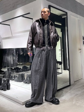 はのやんさん（メンズ・182cm）の秋コーディネート