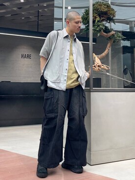 「HARE」｜はのやんさん（メンズ・182cm）の春コーディネート